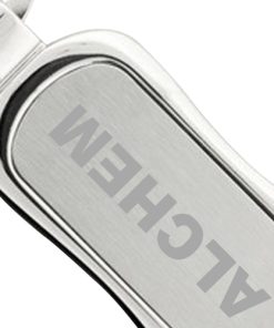Polished Chrome Rectangle Keychain 12 Rectangle Chrome Finish Metal Keychain Image 4