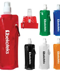 16 Oz Folding Roll-Up Water Bottle Image 1