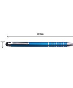 Chrome Ring Twist Action Pen With Stylus 8 Chrome Ring Twist Action Pen With Stylus Image 1