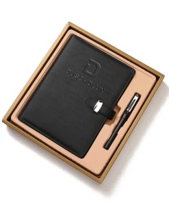 Promotional Executive Pen & PU Leather Planner Diary with Buckle Closure