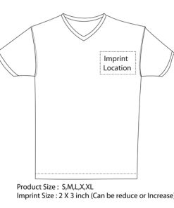 V-Neck T-Shirt 13 Short Sleeve V Neck T-Shirt Image 5