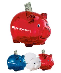 Transparent Piggy Bank Plastic Money Box for Kids 13 Translucent Durable Piggy Bank Image 4