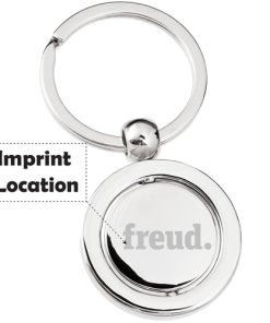 Custom Spinning Metal Key Chain 11 Custom Spinning Executive Metal Keychain Image 4