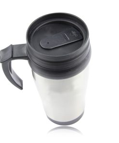 450ML Stainless Steel Travel Mug With Handle Image 1