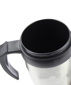 THERMOS Stainless Travel Mug with Handle 16 450ML Stainless Steel Travel Mug With Handle Image 5