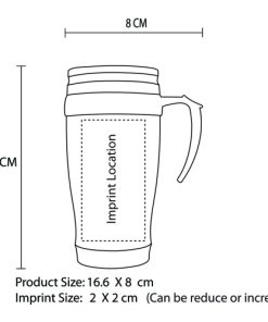 THERMOS Stainless Travel Mug with Handle 19 450ML Stainless Steel Travel Mug With Handle Image 8