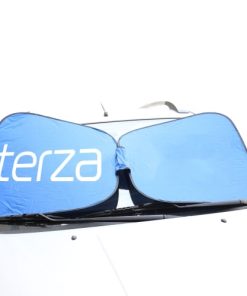 Square Texture Car Windshield Sun Shade 20 Foldable Square Car Sun Shade Image 3