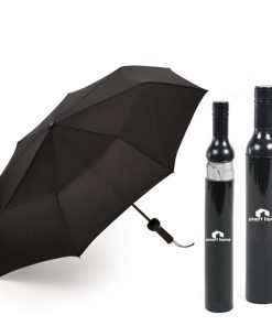 Three Folding Wine Bottle Umbrella Image 1