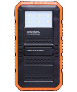 Custom promotional solar power bank 13 Promotional Solar Power Bank With Dual USB Image 3