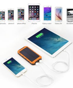 Custom promotional solar power bank 16 Promotional Solar Power Bank With Dual USB Image 6