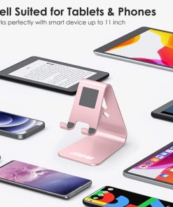 Personalized Cell Phone Stand with Protective Pads Image 1