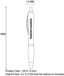 Prestige Curvy Transparent Ballpen 23 Prestige Curvy Transparent Ballpen Image 10