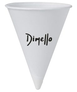4 oz White Paper Cone Cups