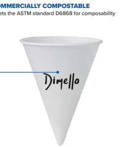 4 Oz Cone Cups 12 4 oz White Paper Cone Cups Image 3