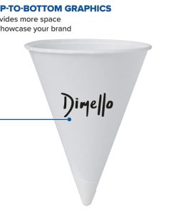 4 Oz Cone Cups 14 4 oz White Paper Cone Cups Image 5