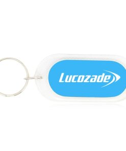 Acrylic Oblong Key Ring 9 Oblong Personalized Acrylic Keychains Image 1