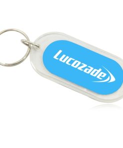 Acrylic Oblong Key Ring 10 Oblong Personalized Acrylic Keychains Image 2