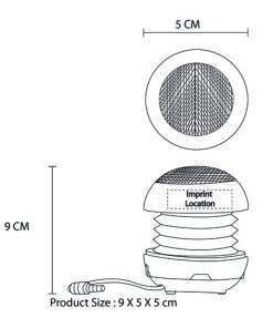 Portable Hamburger Mini Speaker 15 Portable Hamburger Travel Speaker Image 6