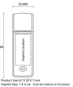 Rectangular USB Flash Drive 2GB 25 2GB Rectangular Flash Drive Image 11