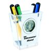 V Pen Holder With Calendar Clock 2 V Pen Holder With Calendar Clock