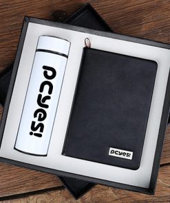 A5 Size Notebook Gift Set with Vaccum Bottle