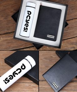 A5 Size Notebook Gift Set with Vaccum Bottle Image 1
