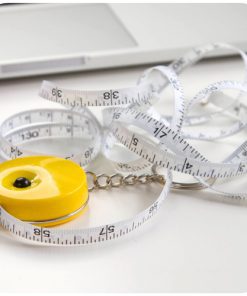 Mini Measuring Tape Keychain 10 Plastic Mini Tape Measure Keychain Image 2