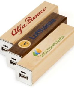 Personalized Wooden Power Bank Charger