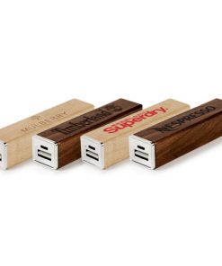 Personalized Wooden Power Bank Charger Image 1