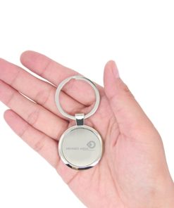 Circle EveryDay Metal Keychain 8 Circle EveryDay Metal Keychain Image 2