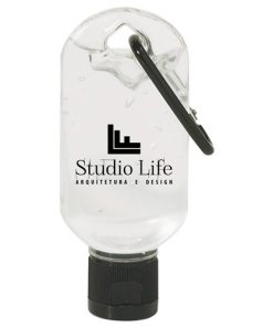 Carabiner Hand Sanitiser gel with carabiner 10 Carabiner Hand Sanitizer Image 2