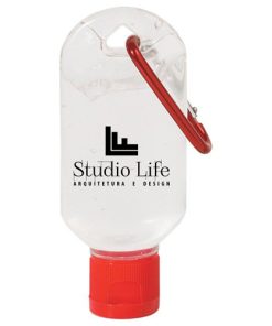 Carabiner Hand Sanitiser gel with carabiner 11 Carabiner Hand Sanitizer Image 3