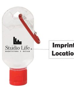 Carabiner Hand Sanitiser gel with carabiner 13 Carabiner Hand Sanitizer Image 5