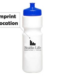Custom 28 oz. Push Cap Plastic Water Bottle 11 28 Oz Push Cap Promotional Water Bottle Image 4