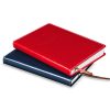 Notebook with leather cover, 2 Stylish A5 Leather Corporate Printed Notebooks