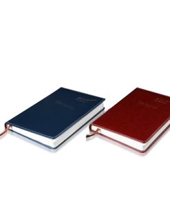 Notebook with leather cover, 14 Stylish A5 Leather Corporate Printed Notebooks Image 3