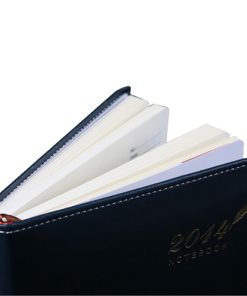 Notebook with leather cover, 17 Stylish A5 Leather Corporate Printed Notebooks Image 6