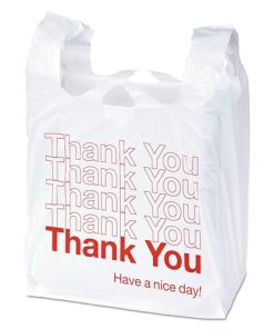 Plastic Thank You Bags Bulk