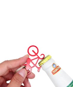 Recycled Bicycle Chain Bottle Opener 14 Bicycle Keyring With Bottle Opener Image 3