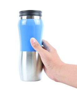 450ML Curve Steel Bottom Travel Mug 14 450ML Curve Steel Bottom Travel Mug Image 3