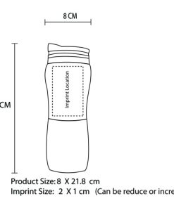 450ML Curve Steel Bottom Travel Mug 19 450ML Curve Steel Bottom Travel Mug Image 8