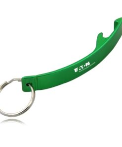 Curved Bottle Opener Keychain Image 1