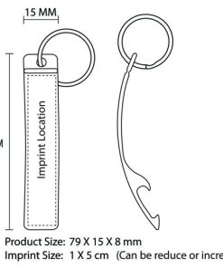Curved Keychain Bottle Opener 23 Curved Bottle Opener Keychain Image 10