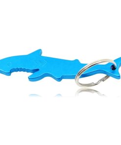Shark Shaped Bottle Opener Keyring Image 1