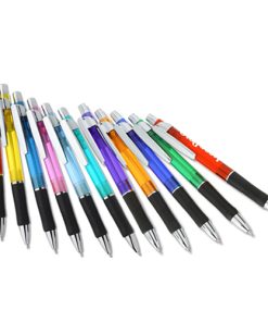 Slim Click Translucent Pen 9 Translucent Slim Ballpoint Pen Image 2