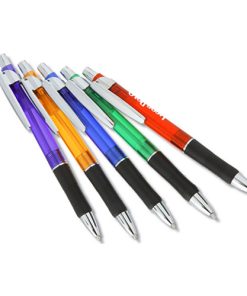 Slim Click Translucent Pen 10 Translucent Slim Ballpoint Pen Image 3