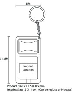 Custom Bottle Opener Keychain with LED Light 23 Led Light Bottle Opener Keychain Image 10