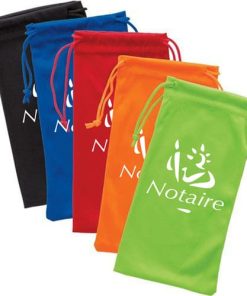 Polyester Sunglass Drawstring Pouch