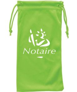 Sunglass Drawstring Pouch 13 Polyester Sunglass Drawstring Pouch Image 4
