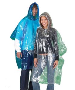 Disposable Rain Ponchos 14 Disposable Emergency Poncho Image 3